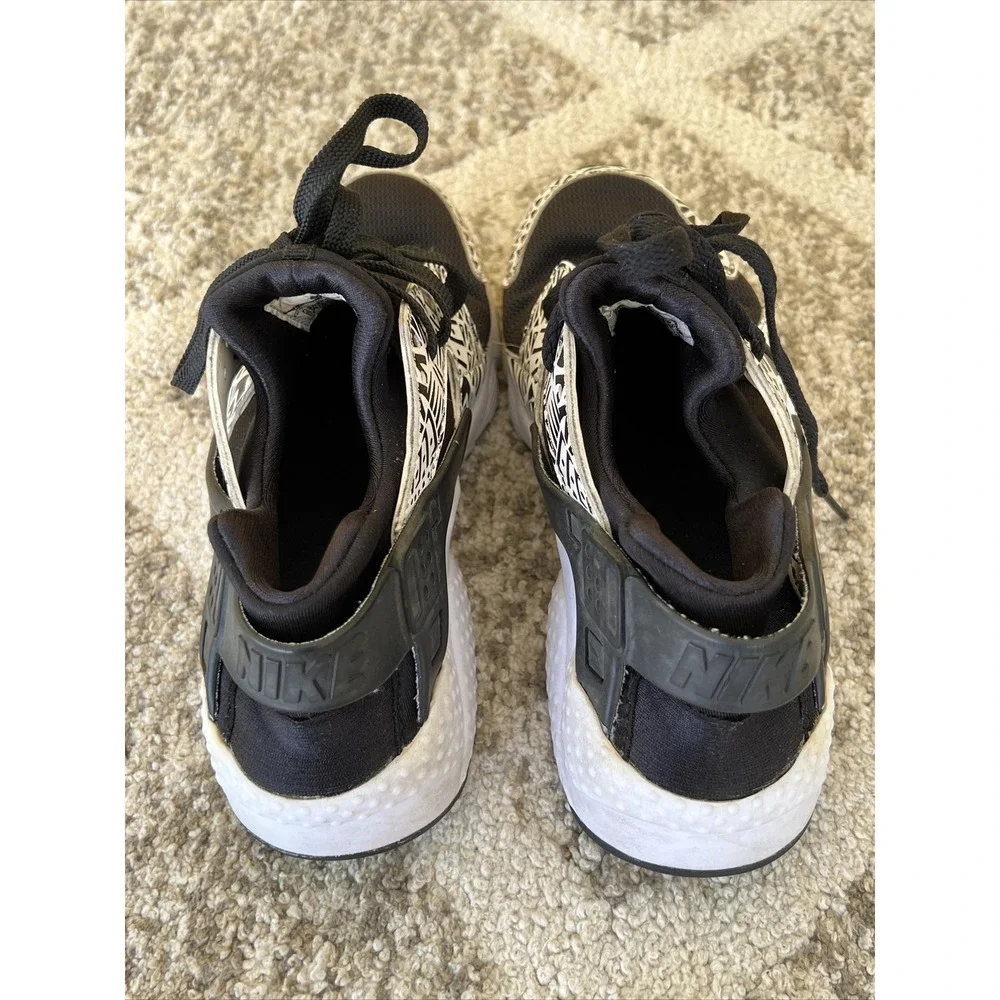Nike Boys Air Huarache Run Ultra Black Running Shoes Sneakers 5Y